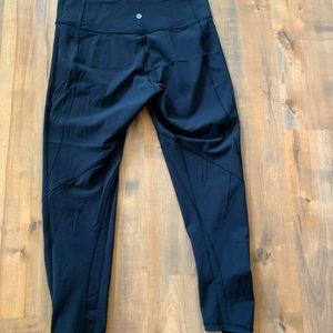 Black lululemon leggings in size 12.
